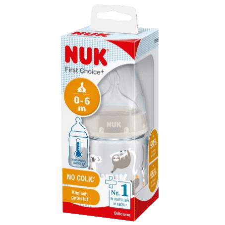 NUK - Coffret 9 pièces biberons First Choice Plus contrôle de la