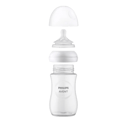 Philips AVENT Natural Response Biberon Blanc avec Tétine Forme Sein (3  MOIS) 330 ml Univers Cosmetix Dakar - Sénégal