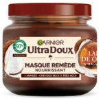 Garnier Ultra Doux Masque Remède Lait de Coco et Macadamia 320 ml est un masque capillaire nourrissant pour cheveux secs à très secs, formulé à base de noix de coco et de macadamia, contenant 97% d'ingrédients d'origine naturelle. Dakar