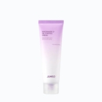Un tube de Jumiso Crème Hydratante Anti Imperfections Niacinamide 2+ Oil Control 80 ml, avec un design dégradé de blanc à lavande et un texte qui met en avant ses bénéfices de réduction des pores et de lissage de la peau. Dakar