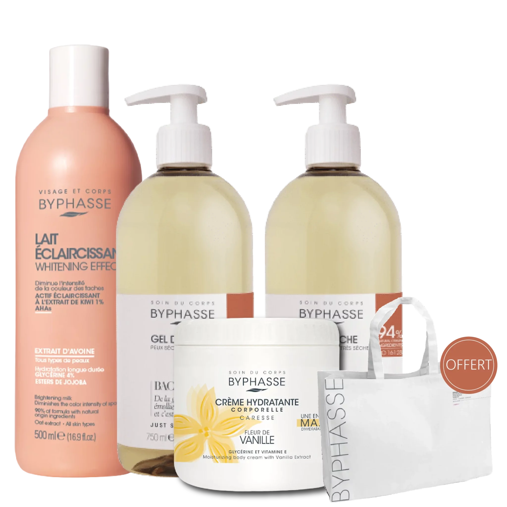 Accentra Coffret Cadeau Gel Douche/Tirelire En Tôle Aspect Attrayant Pour Homme, Blanc, Oak And Amber