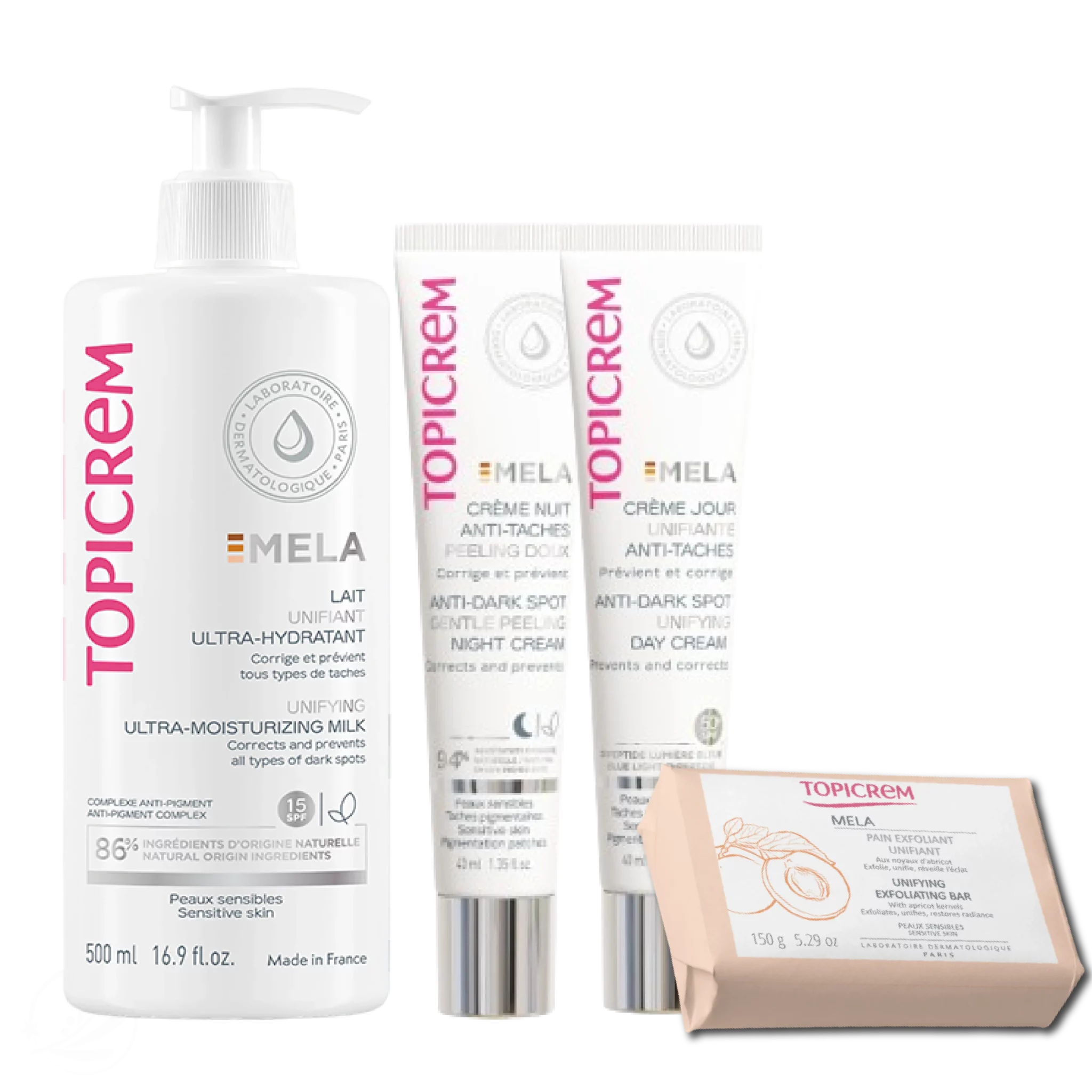Topicrem Mela Pack Visage et Corps Univers Cosmetix Dakar - Sénégal