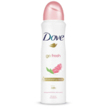 Un vaporisateur anti-transpirant Dove Advanced Care blanc avec un bouchon rose, aux fruits du dragon et à la noix de coco, offre une protection de 48 heures avec une crème hydratante. 150ml. Dakar