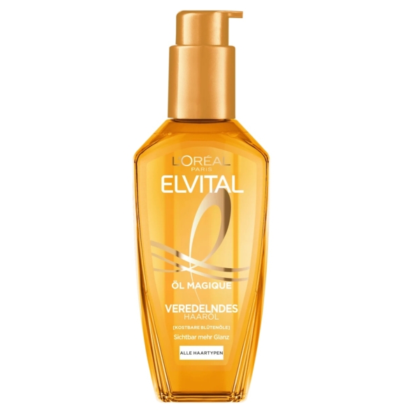 L'Oréal Paris Elvital Huile extraordinaire Cheveux secs 100 ml est une huile capillaire nourrissante pour les cheveux secs, avec une pompe dorée et un emballage ambré. Idéale pour apporter brillance et soin à vos cheveux. Dakar