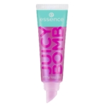 Le brillant à lèvres brillant Juicy Bomb 105 Bouncy Bubblegum d'Essence Cosmetics de 10 ml est doté d'un capuchon vert menthe, d'un corps rose avec des lettres en gras et d'une pointe pointue pour une application précise. Dakar