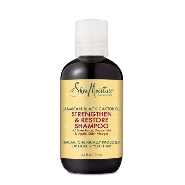 Shea Moisture Shampoing Stimulant & Réparateur Intense à L'huile de Ricin Noir de Jamaïque 94 ml