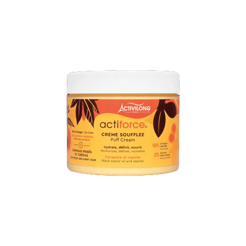 Un pot d'Activilong Crème Soufflée Actiforce 300 ml à l'huile de ricin noire et à la sapote
