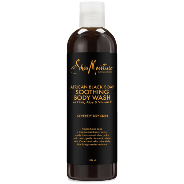 Shea  Moisture Gel Douche Apaisant au Savon Noir Africain Shea Moisture 384 ml