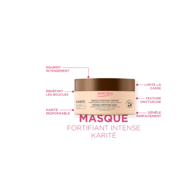TOPICREM KARITE Masque Fortifiant Intense 250 ml – Image 2