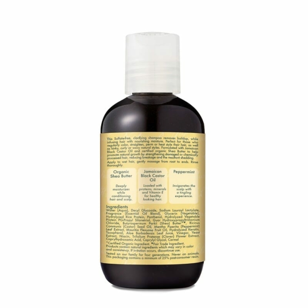 Shea Moisture Shampoing Stimulant & Réparateur Intense à L'huile de Ricin Noir de Jamaïque 94 ml – Image 3