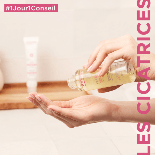 TOPICREM CICA Huile Concentrée Vergetures et Cicatrices 100ml – Image 4