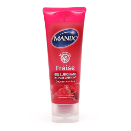 Manix Gel Lubrifiant Fraise 80ml