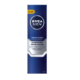 Une boîte de 100 ml de NIVEA MEN Crème à raser Protect & Care présente un emballage bleu avec des accents blancs et argentés, affichant le nom du produit en plusieurs langues et mettant en valeur des ingrédients tels que l'aloe vera et le panthénol pour des soins exceptionnels. Dakar