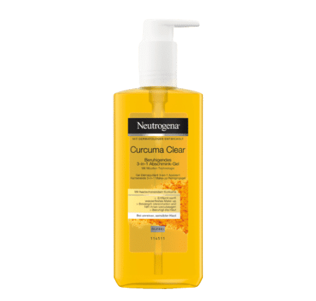 Découvrez le Gel micellaire Neutrogena Curcuma Clear de Neutrogena, 200 ml, un gel rééquilibrant inspiré des rues animées de Dakar, au Sénégal. Ce produit est doté d'un flacon pompe mettant en valeur son gel jaune à travers un flacon transparent orné d'étiquettes mettant en valeur des illustrations de curcuma orange. Dakar