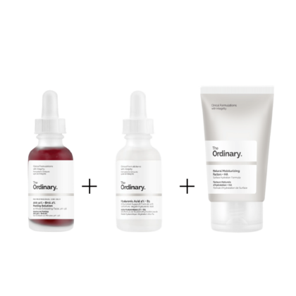 The Ordinary Pack Hydratation Anti-Tâches (Peeling+Acide Hyaluronic+Creme)