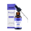 Un flacon de 30 ml de Sérum de Rétinol anti-âge NEUTRIHERBS avec compte-gouttes se trouve à côté de son emballage. Son étiquette met en valeur des ingrédients tels que le fruit d'Olea Europaea et le fruit de Punica Granatum, promettant de rajeunir votre peau grâce à la puissante combinaison de rétinol et de vitamine E. Dakar