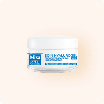 MIXA Hyalurogel Nuit Crème-Masque Hydratante Sommeil Réparateur NUIT 50ml