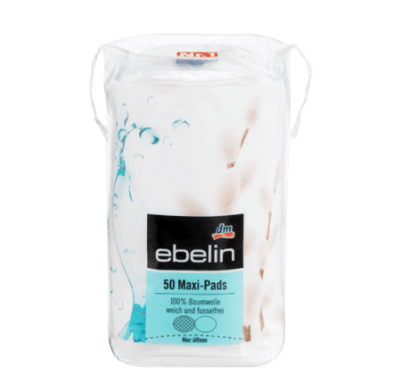 Le maxi pack Disque de coton Ebelin, contenant 50 pièces, présente un design élégant blanc et bleu sarcelle avec des accents noirs et présente des touches d'aquarelle, évoquant l'esprit rafraîchissant de la culture et de l'énergie vibrantes de Dakar. Dakar