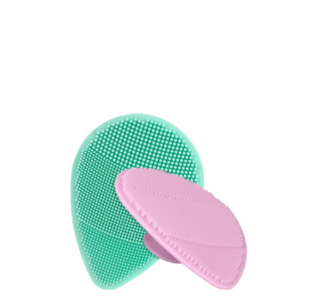 Découvrez une routine de soins rafraîchissante inspirée de l'esprit dynamique de Dakar avec le Soin Peeling Facial Professionnel + Coussin de Massage Ebelin. Cet ensemble 1 pièce comprend des brosses nettoyantes pour le visage en silicone vert clair et rose, dotées de petits poils idéaux pour exfolier et masser votre peau. Dakar