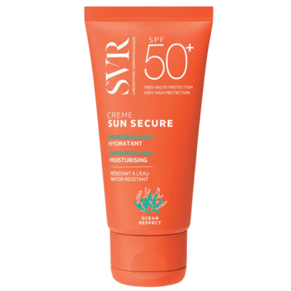 SVR SUN SECURE Crème Solaire Hydratante SPF50+ Visage Peaux Normales à Sèches 50ml