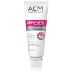 Acm Dépiwhite Advanced Crème Intensive Anti Tâches 40ml, dans un tube blanc avec une étiquette rose, se tient debout sur un fond blanc. Dakar