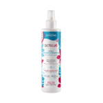 Flacon de Activilong Spray Acticurl Aloe Vera Glycérine Pitaya 250 ml avec une étiquette bleue et blanche et une buse de pulvérisation sur le dessus