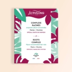L'emballage d'Activilong Paris Complexe Racines arbore un motif végétal vibrant aux tons verts, rouges et blancs. Il met en valeur les ampoules capillaires phyto-concentrées et les vitamines pour le traitement de la chute des cheveux. La marque et le logo Phytorepair System sont bien visibles sur la boîte de 4 ampoules de 10 ml. Dakar