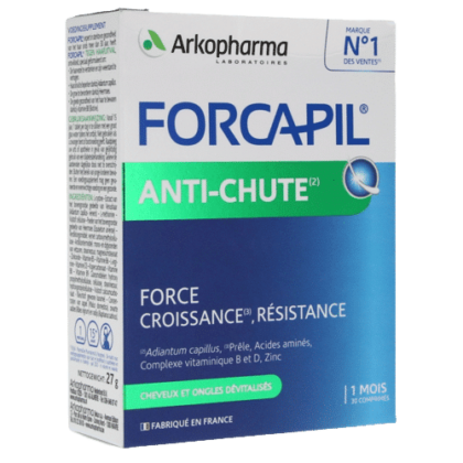 Arkopharma FORCAPIL Anti-Chute Cheveux et Ongles 30 comprimés