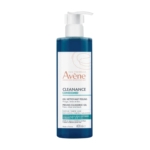 Le gel nettoyant peeling Avène Cleanance Comedomed pour le visage, le décolleté et le dos, en flacon pompe de 400 ml, s'associe parfaitement au Coffret Best of Rose de Pixi. Le flacon bleu est doté d'une pompe blanche et d'une étiquette bilingue anglais/français. Dakar