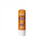 Un tube orange de MKL Baume Lèvres certifié BIO - Karité 4g