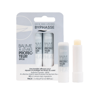 Byphasse Baume à lèvres protecteur SPF30 2u.