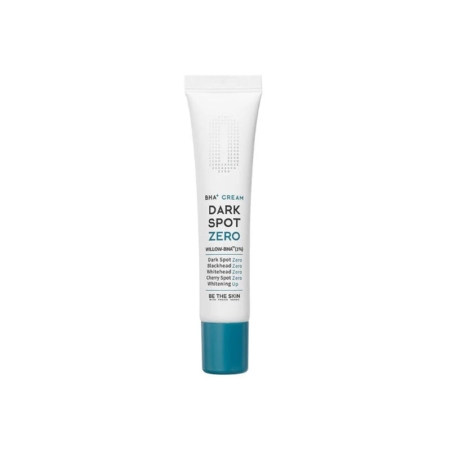 Tube blanc de Be The Skin Crème Multifonctions Éclaircissante et Anti Ride 35g avec un bouchon sarcelle et un texte noir/teal, conçu pour le soin de la peau et le traitement ciblé des taches sombres. Dakar