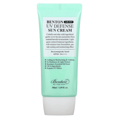 Benton Air Fit Crème Solaire Défense UV Spf50+/PA++++ 50 ml
