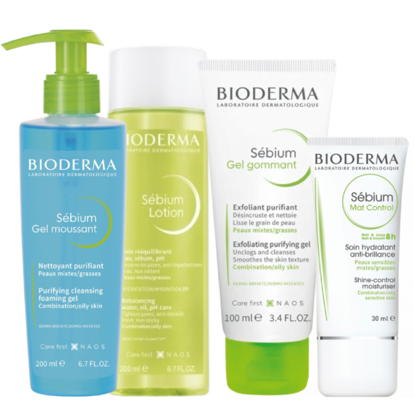 Bioderma Pack Sebium Anti-Brillance : Rééquilibre le SÉBUM Et Matifie