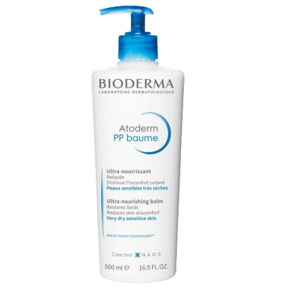 Flacon de Bioderma Atoderm PP Baume Visage et Corps Relipidant Peaux Sèches