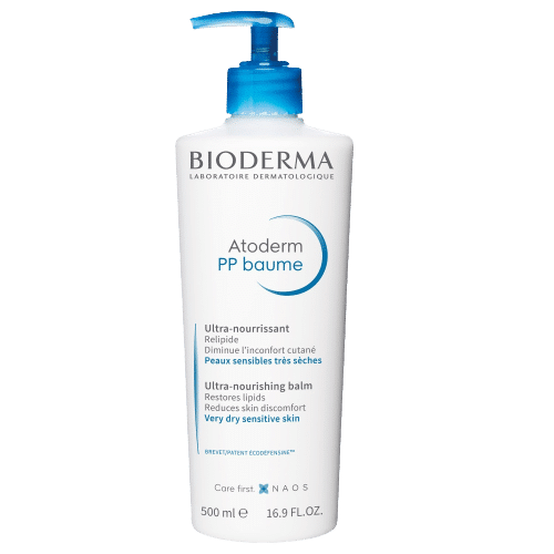 Flacon de Bioderma Atoderm PP Baume Visage et Corps Relipidant Peaux Sèches
