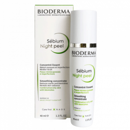 Bioderma Sébium Night Peel Concentré Lissant 40ml