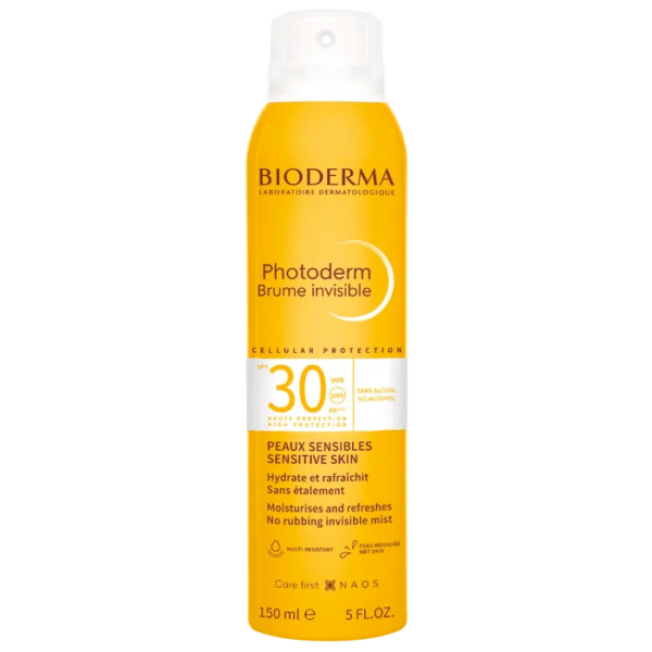 Bioderma PHOTODERM - Brume Invisible Solaire SPF30 - Visage et Corps - Peaux Sensibles 150ml