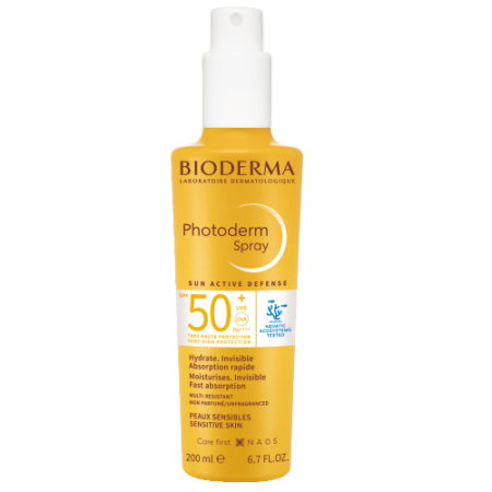 Le Bioderma Photoderm Max Spray SPF 50+ est un flacon pulvérisateur jaune spécialement conçu pour les peaux sensibles, ce qui en fait un choix idéal pour les journées ensoleillées à Dakar. Il est doté de la technologie « Sun Active Defense », résiste à l'eau, offre des bienfaits hydratants, une protection invisible et s'absorbe rapidement. Ce produit de 200 ml offre une excellente protection solaire pour le climat dynamique du Sénégal. Dakar