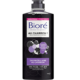 Eau Micellaire au Charbon Biore 300 ml pour peaux normales à grasses, conditionnée dans un flacon à dominante noire avec des touches de violet et de blanc. Elle présente un texte en français et des illustrations ludiques en forme de bulles. Dakar