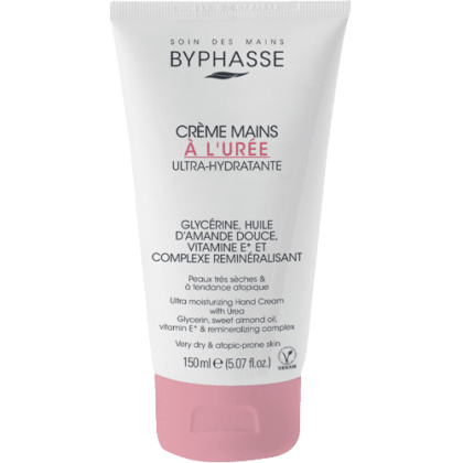 Byphasse Crème Mains à L'urée Ultra-Hydratante 150 ml