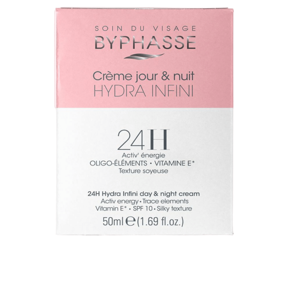 Le packaging avant de BYPHASSE Crème Hydratant Infini 24H jour et nuit 50 ml