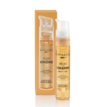 Un flacon de « Byphasse Sérum Capillaire Sublim Protect Cheveux Secs, Ternes et Abîmés » de 50 ml est posé à côté de son emballage orange vif ; tous deux affichent bien en évidence les informations relatives au produit « Byphasse Sérum » en français. Dakar