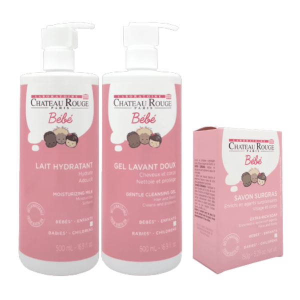 Chateau Rouge Coffret Soin Bébé Corps Et Visage