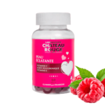 Une bouteille de Chateau Rouge Gummies Peau Éclatante 60 gummies pour la santé de la peau