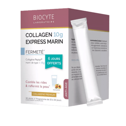 Coffret de Biocyte Collagène Express Marin Anti Rides et Raffermissant 30 Sticks