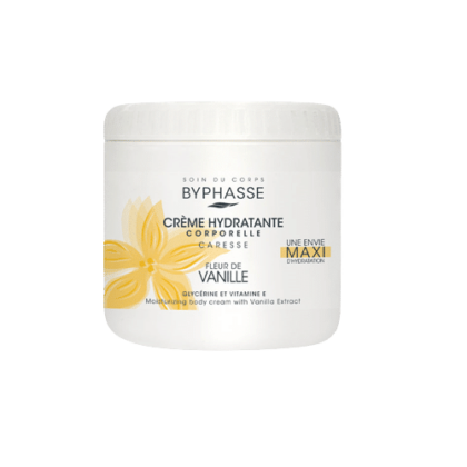 Byphasse Crème Hydratante Corporelle à l’Extrait de Vanille 500 ml