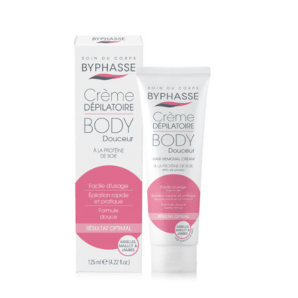 Byphasse Crème Dépilatoire Aux Extraits De Soie 125ml