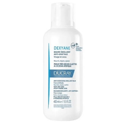 Ducray DEXYANE - Baume Emollient anti-Grattage Peaux très Sèches sujettes à Eczéma Atopique 400ml