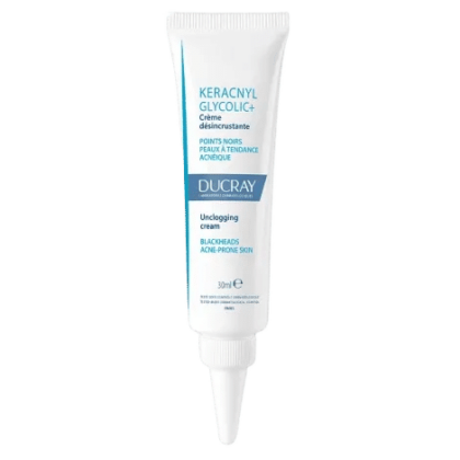 Ducray KERACNYL GLYCOLIC+ Crème Désincrustante Boutons Et Points Noirs 30 ml